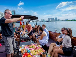 Breakfast cruise along Saigon river