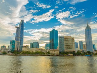 Breakfast cruise along Saigon river