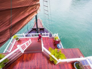 On sundeck